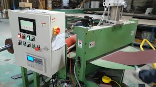 Abrasive Belt Cut to Length Machine