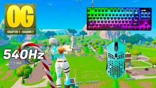 SteelSeries Apex Pro TKL ASMR 😴 Fortnite OG Solo Gameplay 🏆 Satisfying Keyboard Fortnite 360 FPS 4K