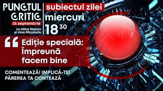 Punctul critic: Împreună facem bine – ediţie specială din zonele afectate de inundații (@TVR1)