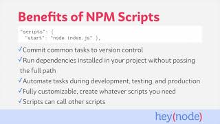 What Are NPM Scripts?