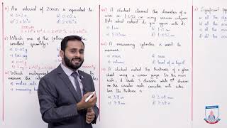 Class 9 - Physics - Chapter 1 - Lecture 12 - Exercise, Multiple Choice Question - Allied Schools