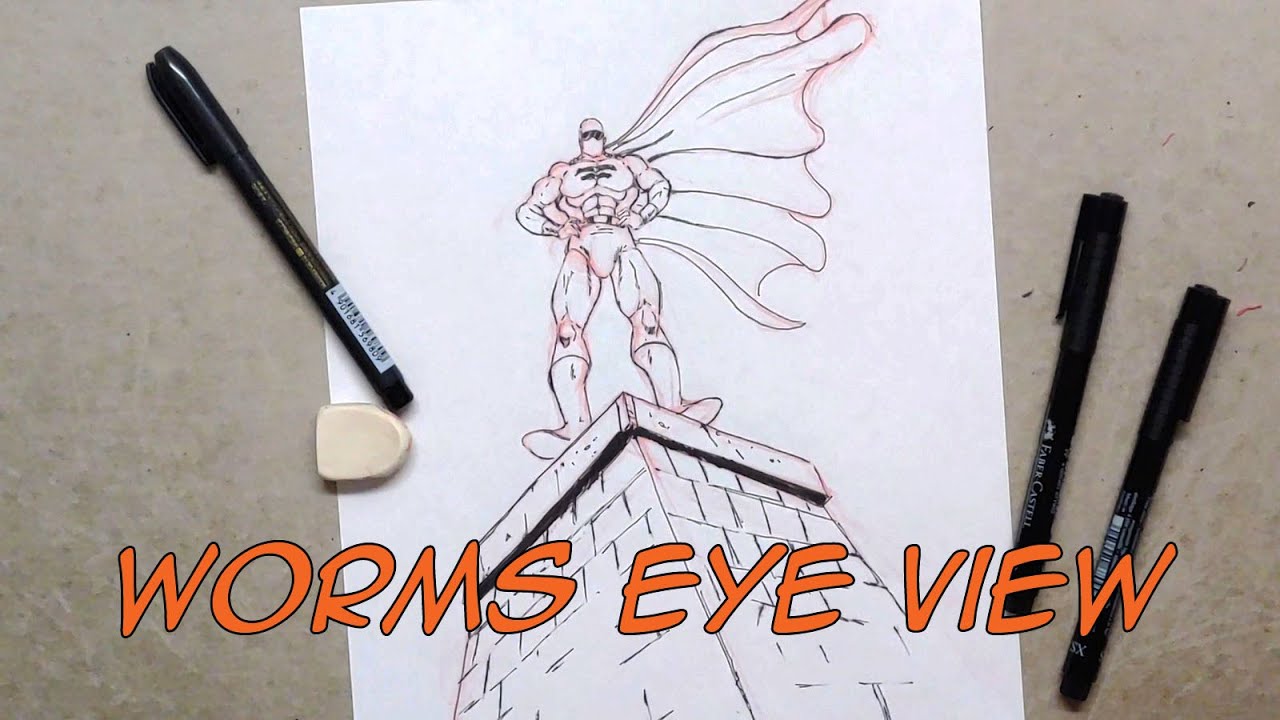 How To Draw Worms Eye View