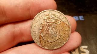 UK 1963 HALF CROWN Coin VALUE - Queen Elizabeth II 1963 Half Crown Coin Worth?