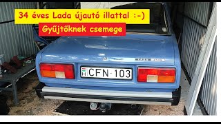 34 éves Lada még elképesztő újautó illattal. 😍 1995-ben ilyen Ladákkal csapattuk a honvédségnél. 💪