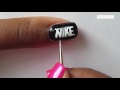 nike logo nail tutorial charming nails