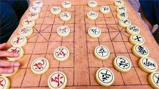 街头象棋实战，胆战心惊的套路，步步紧逼的攻击，残局机关算尽