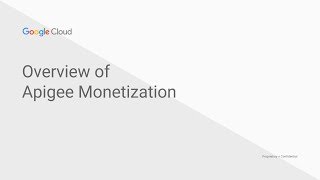 Apigee Monetization Overview