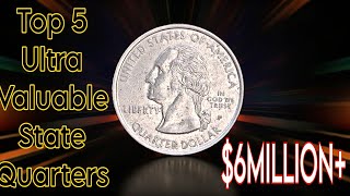 Top 5 Ultra Valuable State Quarter That Can Give You A Big Money