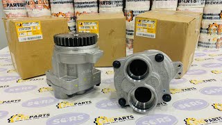 Cat 233-5220 , 2335220 engine oil pump, caterpillar C10 \u0026 C12 engines genuine oil pump diesel engine