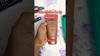 mcaffeine Shimmer body butter with cocoa❤️| Try On #youtubeshorts #shorts #shortvideo