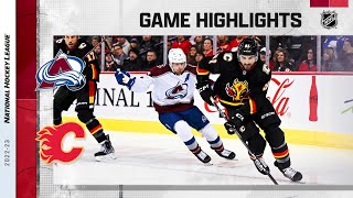Avalanche @ Flames 1/18 | NHL Highlights 2023