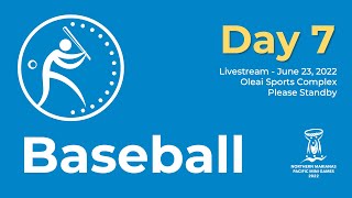 BASEBALL DAY 7 | PALAU vs. GUAM | Oleai Sports Complex