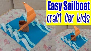 DIY pirate ship I How to make paper ship I DIY origami ship I Easy DIY paper craft for school