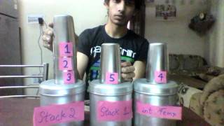 reversing a stack using another stack