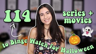 Everything You NEED to Watch in October (114+ Halloween Recommendations) | Just Sharon