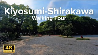 Kiyosumi-Shirakawa, Tokyo, Japan | 4K Walking Tour 2024