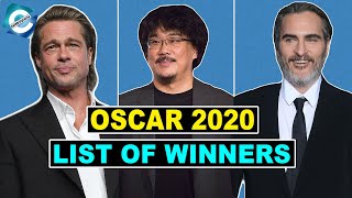 Oscars 2020: The Complete List of Oscars 2020 Winners