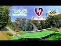 VR 360 Verbolten Roller Coaster On Ride Front Seat POV Busch Gardens Williamsburg 2023 07 25