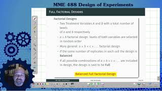 PSU MME 488 - L09A - Full Factorials