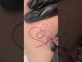 bts heart insta @tattooist_arar 타투 라인타투 tattoo 미니타투 linetattoo 타투후기