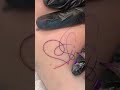 bts heart insta @tattooist_arar 타투 라인타투 tattoo 미니타투 linetattoo 타투후기