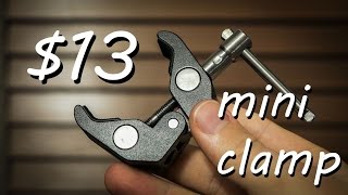 $13 Camera mini clamp Review: It should be in everyone's camera bag!