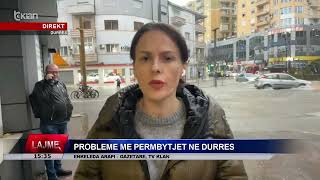 Tv Klan - Probleme me përmbytjet në Durrës, raporton gazetarja Enkeleda Arapi | Lajme News