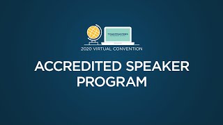 2020 Toastmasters International Accredited Speaker Program