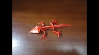 How To Make A Paper Origami Lizard Step By Step