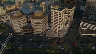 Early morning traffic on Jervois Quay in Wellington