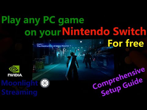 Play Any PC Game on Nintendo Switch [Setup Guide] Moonlight Streaming