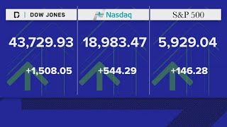 Stocks soar following Donald Trump victory