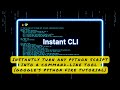 Instantly Turn Any Python Script into a Command-Line Tool (Google’s Python Fire Tutorial) (042)