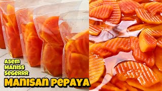 [IDE TAKJIL] Segerr!! Resep MANISAN PEPAYA | Olahan pepaya muda