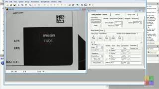 Matrox Design Assistant interactive development environment using the string reader step