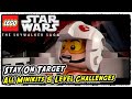 Lego Skywalker Saga Stay on Target All Minikits and Level Challenges