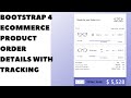 How to make a Bootstrap 4 E commerce Product Details Tracking | source code