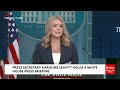 karoline leavitt accuses journalists at press briefing of ‘fear mongering the american people’