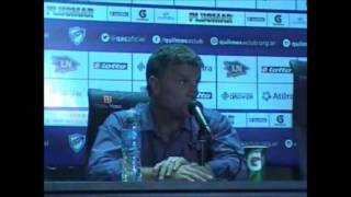 Alfredo Grelak: "Tenemos un equipo que sigue evolucionando" /  Quilmes 1 - Aldosivi 0