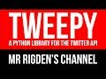 Tweepy: a Python Library for the Twitter API