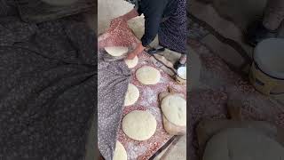 Old-style bread making in a village house (part 3)