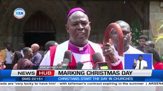 Christian faithful throng different places of worship to celebrate Christmas