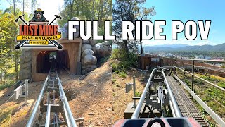 Lost Mine Mountain Coaster Full Ride POV | Pigeon Forge Tennessee
