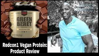 Product Review Green Beret Vegan Protein #redcon1 #vegan #Protein #review #supplements #nutrition