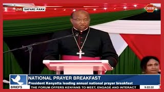 Archbishop Anthony Muheria's Full Speech || 19th National Prayer Breakfast