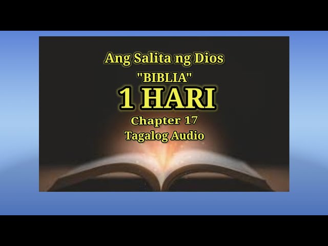 Ang Salita Ng Dios “BIBLIA” (11) Aklat Sa Lumang Tipan 1 HARI Chapter ...