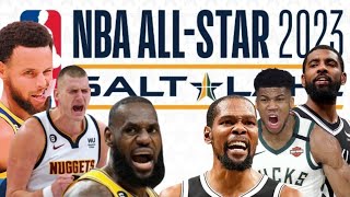 NBA ALL STAR TOP-10 VOTING LEADERS TEAM LEBRON JAMES VS KEVIN DURANT. #NBAALLSTAR2023