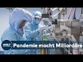 BIONTECH, PFIZER; MODERNA & CO.: 1000 Dollar Gewinn pro Sekunde - Corona macht Pharmakonzerne reich