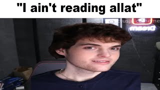 I ain't reading allat