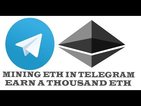 MINING ETHEREUM (ETH) IN TELEGRAM BOT SIMPLE - YouTube